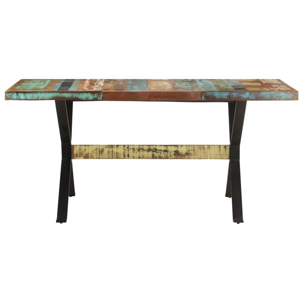 Valgomojo stalas, 160x80x76cm, perdirbtos medienos masyvas