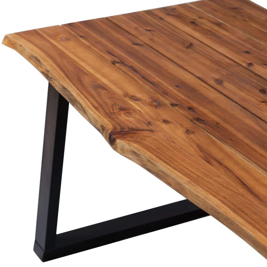 Valgomojo stalas, 170x90x75cm, akacijos medienos masyvas