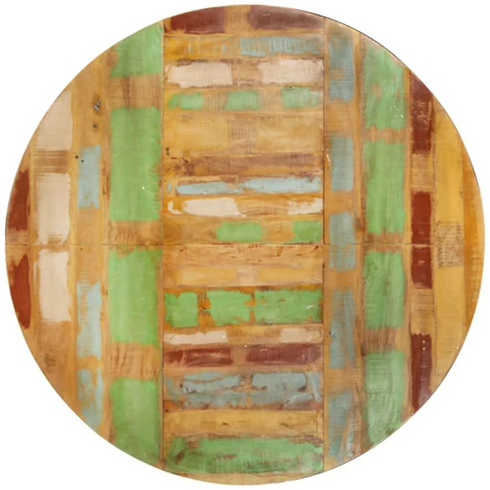 Valgomojo stalas, 175x75cm, perdirbta mediena, apskritas