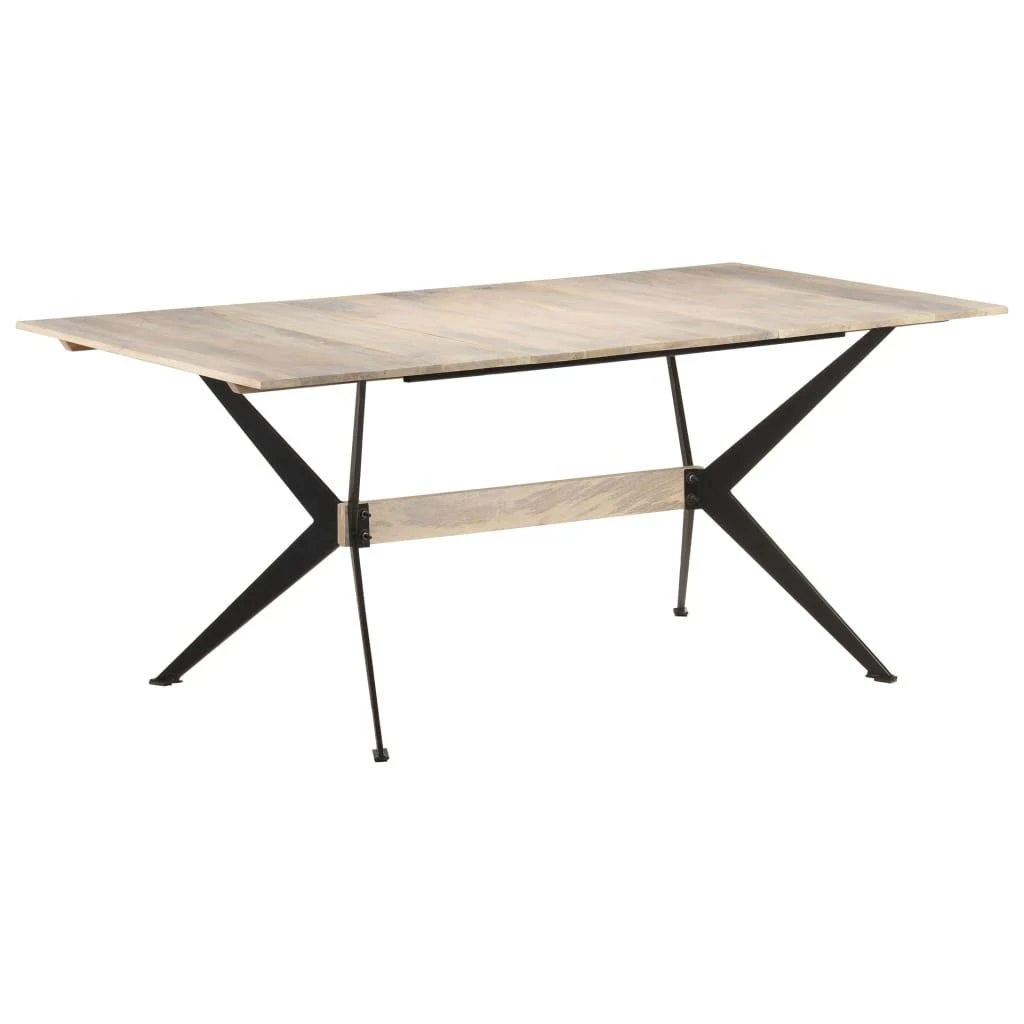 Valgomojo stalas, 180x90x76cm, mango medienos masyvas