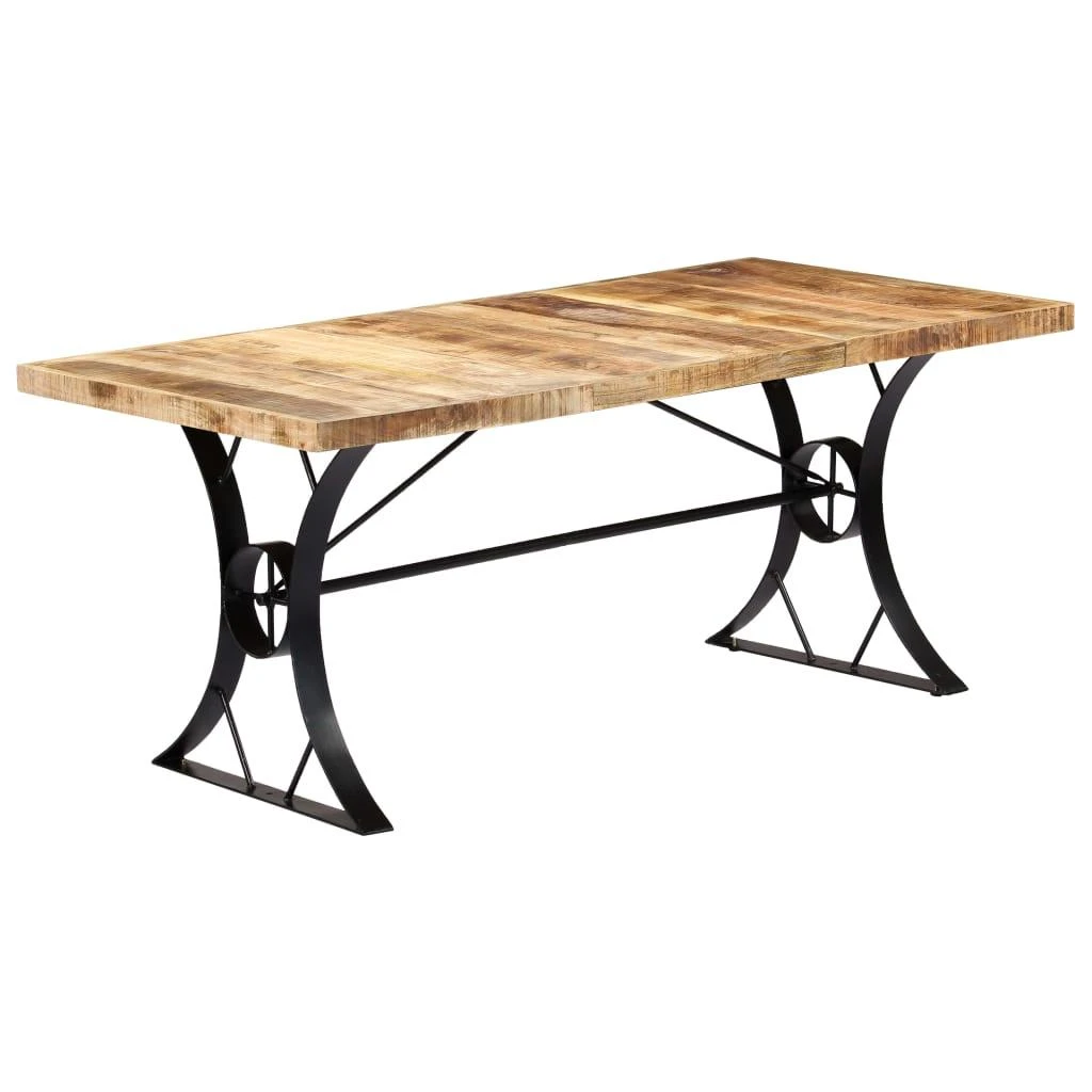 Valgomojo stalas, 180x90x76cm, mango medienos masyvas