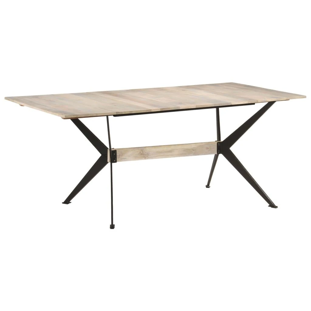 Valgomojo stalas, 180x90x76cm, mango medienos masyvas