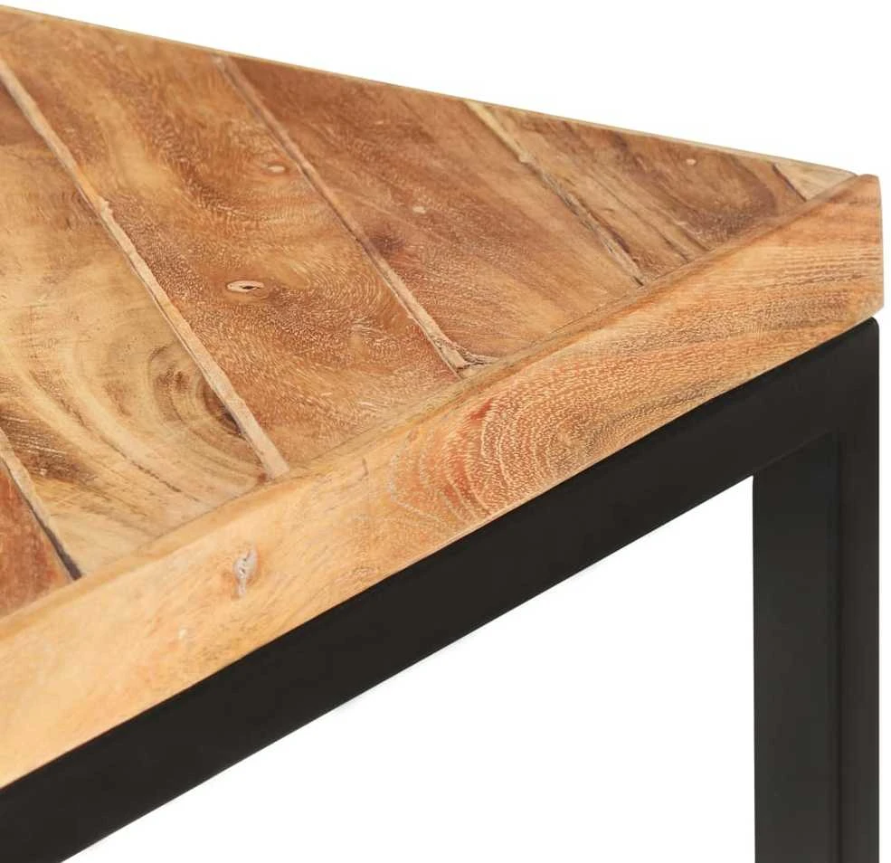 Valgomojo stalas, 200x90x76cm, akacija ir mango mediena