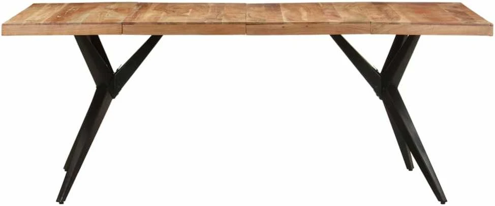 Valgomojo stalas, 200x90x76cm, akacijos medienos masyvas