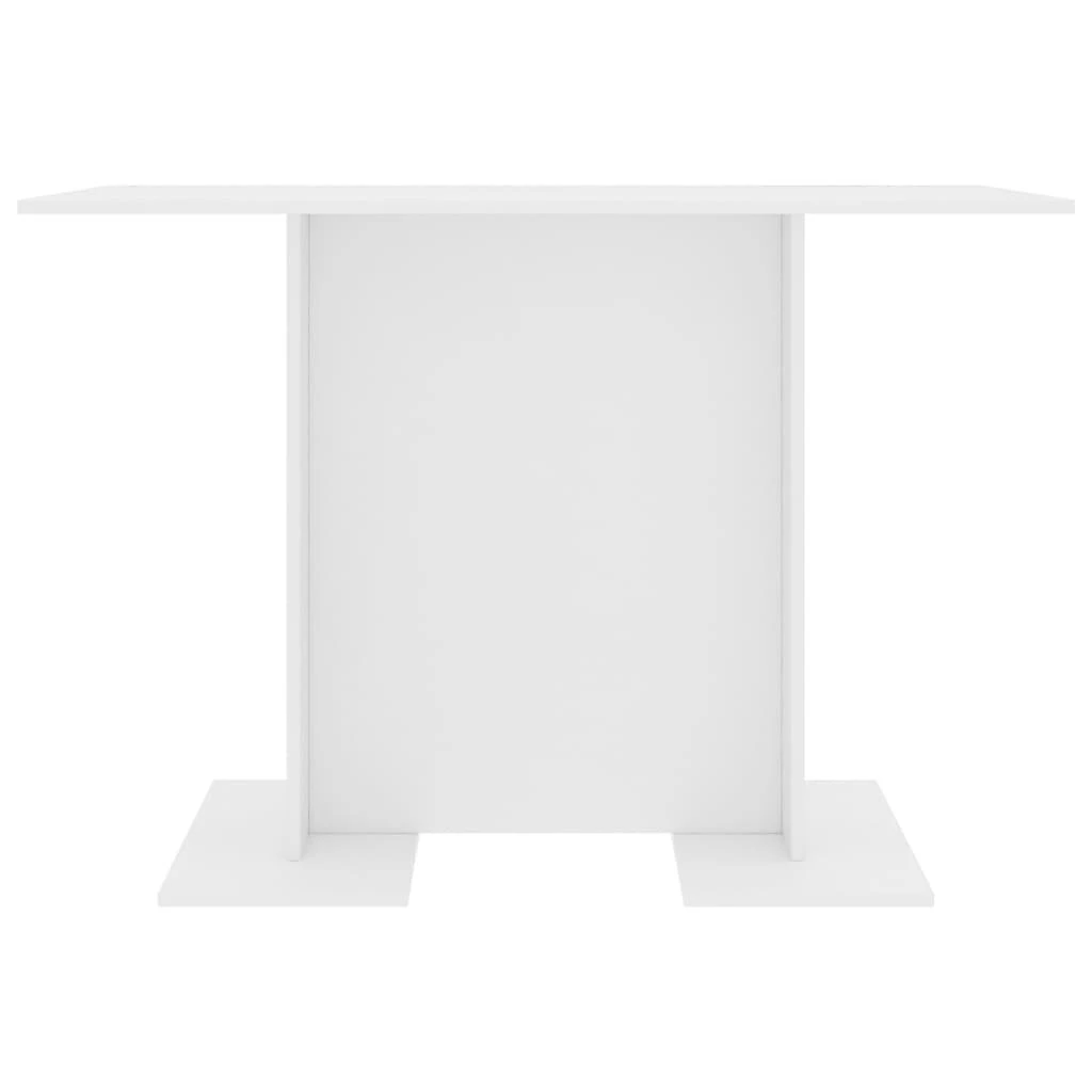 Valgomojo stalas, baltos spalvos, 110x60x75cm, apdirbta mediena