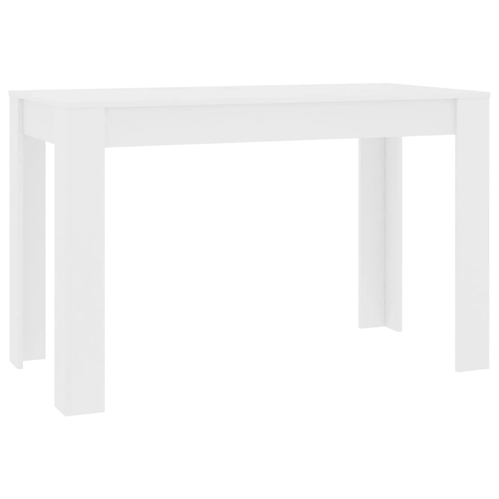 Valgomojo stalas, baltos spalvos, 120x60x76cm, apdirbta mediena