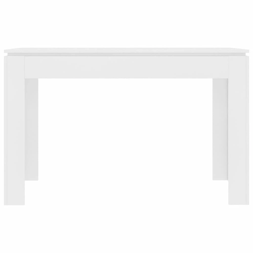 Valgomojo stalas, baltos spalvos, 120x60x76cm, apdirbta mediena