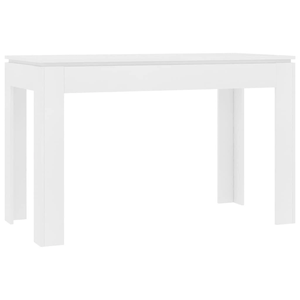 Valgomojo stalas, baltos spalvos, 120x60x76cm, apdirbta mediena