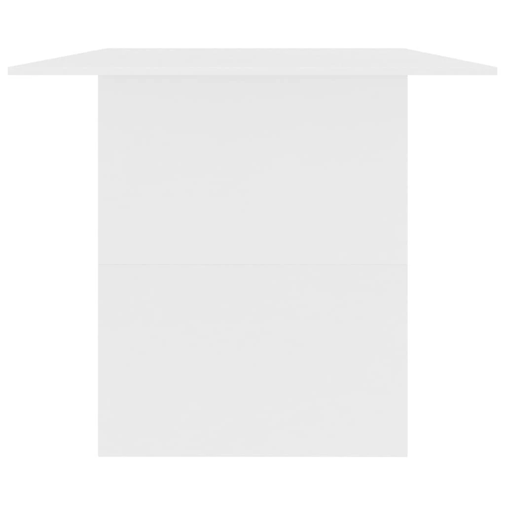 Valgomojo stalas, baltas, 180x90x76cm, apdirbta mediena