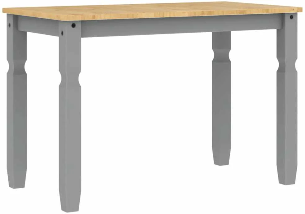 Valgomojo stalas Corona, pilkas, 112x60x75cm, pušies masyvas