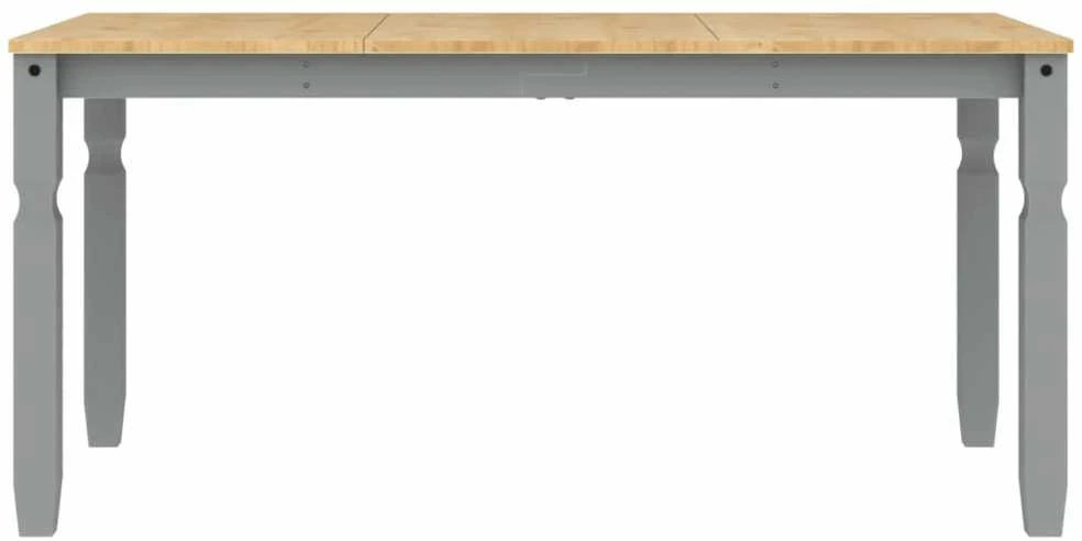 Valgomojo stalas Corona, pilkas, 160x80x75cm, pušies masyvas