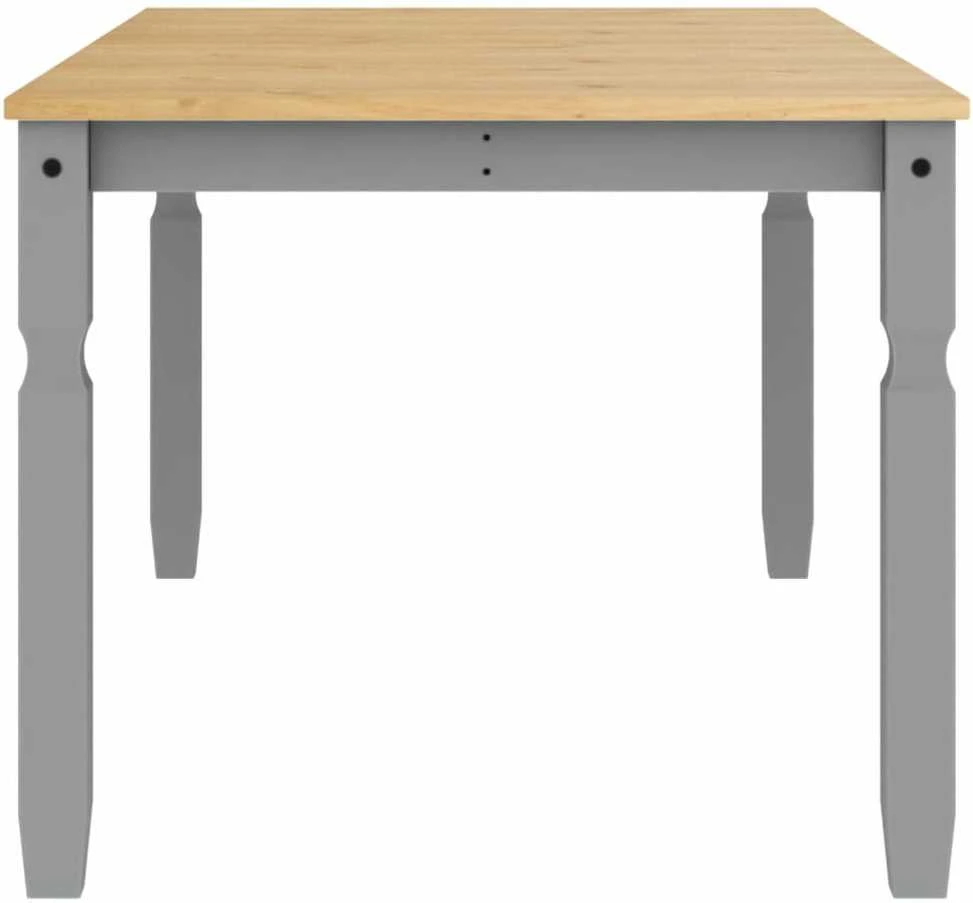 Valgomojo stalas Corona, pilkas, 180x90x75cm, pušies masyvas