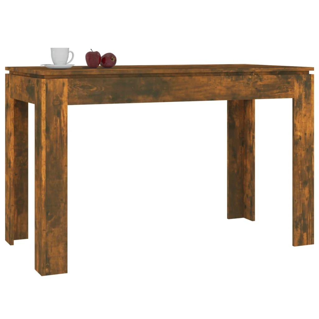 Valgomojo stalas, dūminio ąžuolo, 120x60x76cm, apdirbta mediena