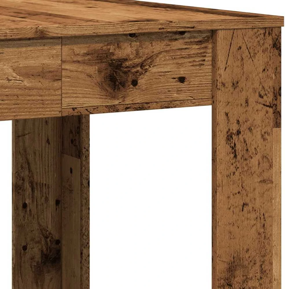 Valgomojo stalas, medienos, 140x74,5x76cm, apdirbta mediena