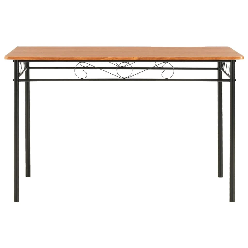 Valgomojo stalas, rudos spalvos, 120x70x75cm, MDF
