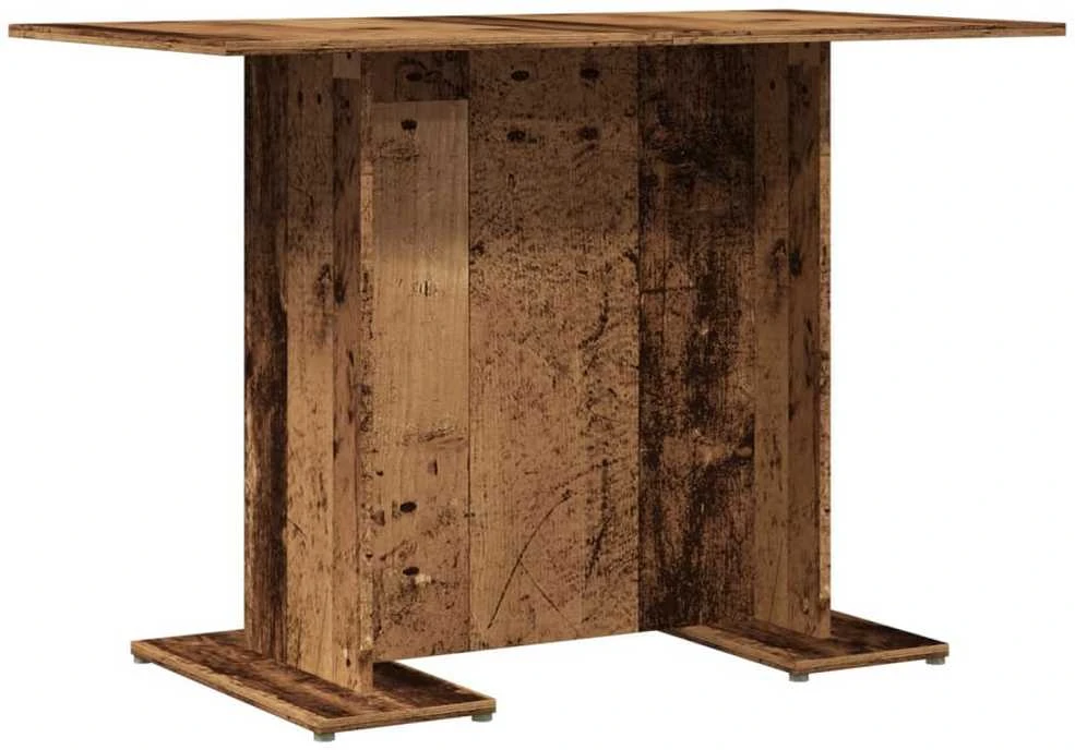 Valgomojo stalas, sendintos medienos, 110x60x75 cm, MDP