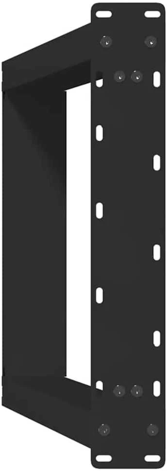Valgomojo stalo kojelės, U formos, 2 vnt., juoda, 60x(72-73)cm