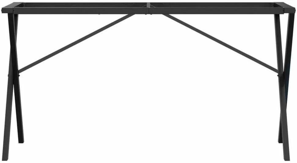 Valgomojo stalo kojos, 140x60x73cm, ketus, X formos rėmas