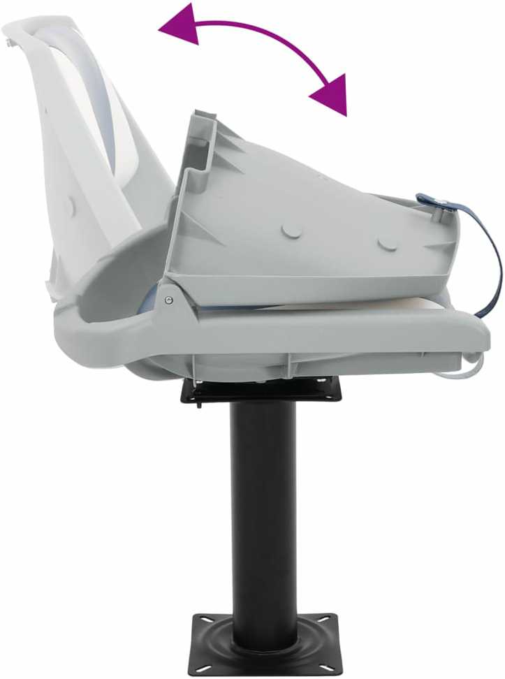 Valties sėdynės su kojomis su 360° pasukimo mechanizmais, 2vnt.