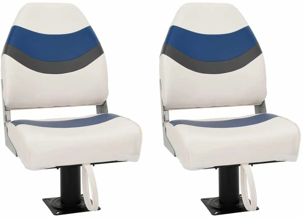 Valties sėdynės su kojomis su 360° pasukimo mechanizmais, 2vnt.