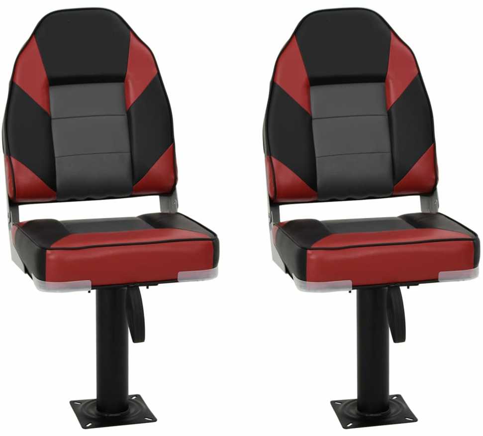 Valties sėdynės su kojomis su 360° pasukimo mechanizmais, 2vnt.