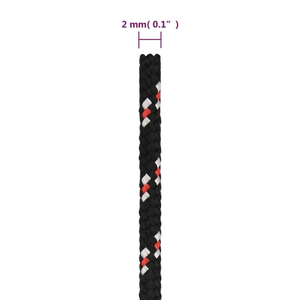 Valties virvė, baltos spalvos, 2mm, 250m, polipropilenas