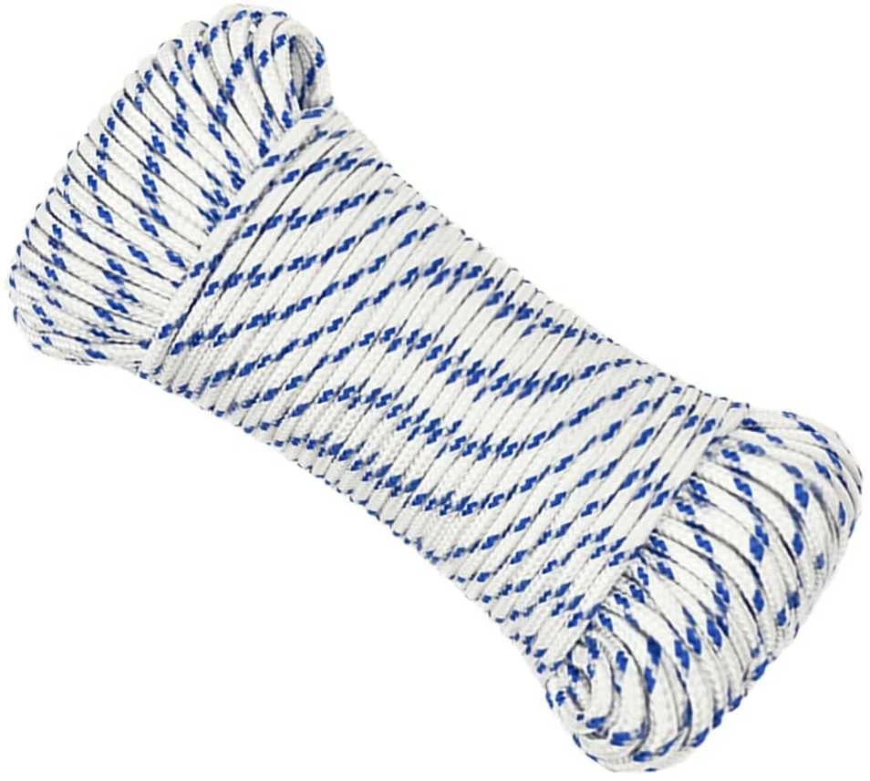 Valties virvė, baltos spalvos, 3mm, 25m, polipropilenas