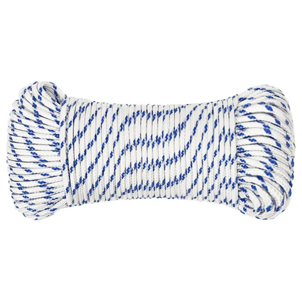 Valties virvė, baltos spalvos, 3mm, 50m, polipropilenas