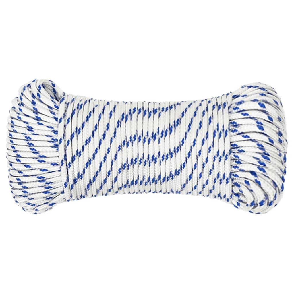 Valties virvė, baltos spalvos, 4mm, 500m, polipropilenas