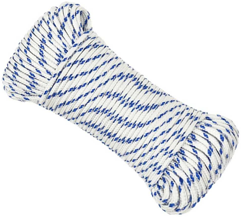 Valties virvė, baltos spalvos, 5mm, 100m, polipropilenas
