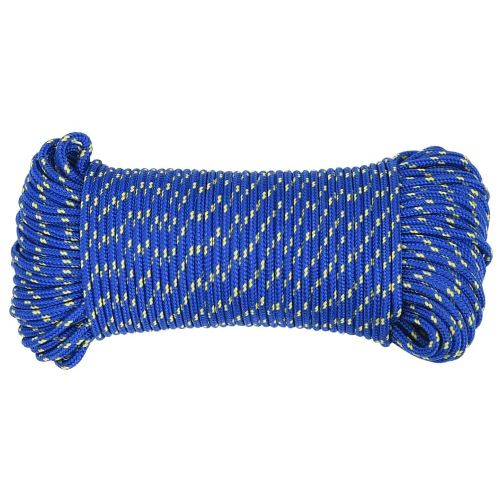Valties virvė, mėlynos spalvos, 3mm, 50m, polipropilenas