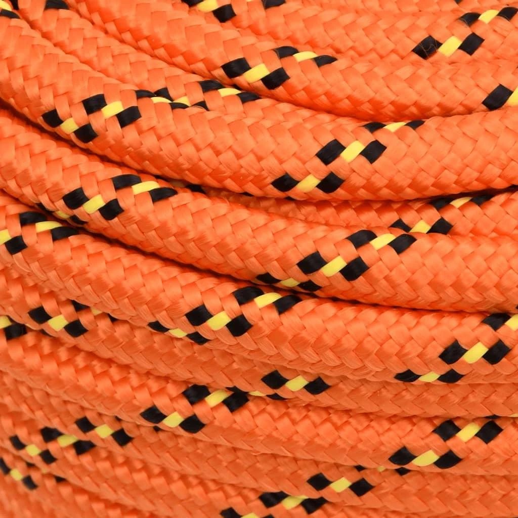 Valties virvė, oranžinės spalvos, 18mm, 50m, polipropilenas