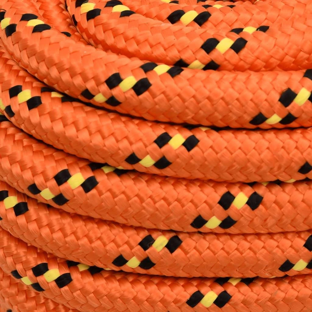Valties virvė, oranžinės spalvos, 20mm, 100m, polipropilenas
