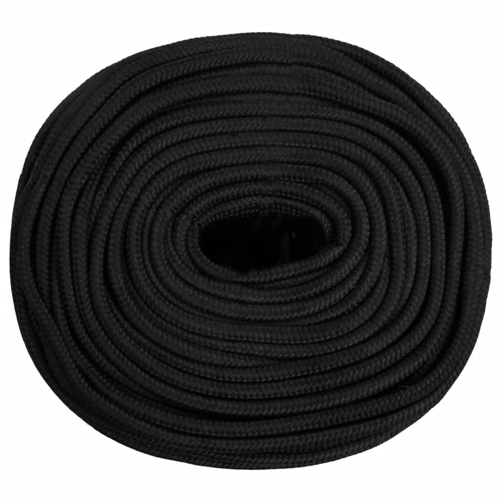 Valties virvė, visiškai juoda, 10mm, 50m, polipropilenas