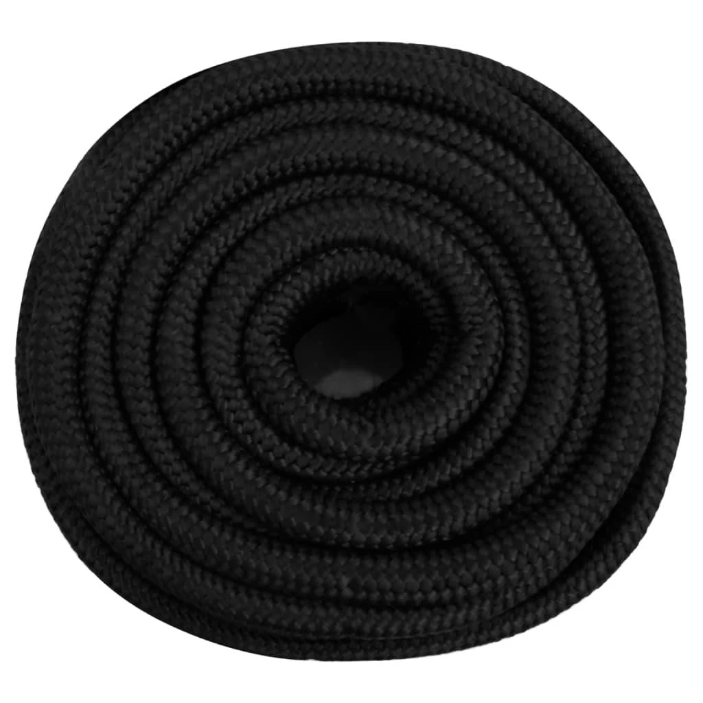 Valties virvė, visiškai juoda, 20mm, 100m, polipropilenas