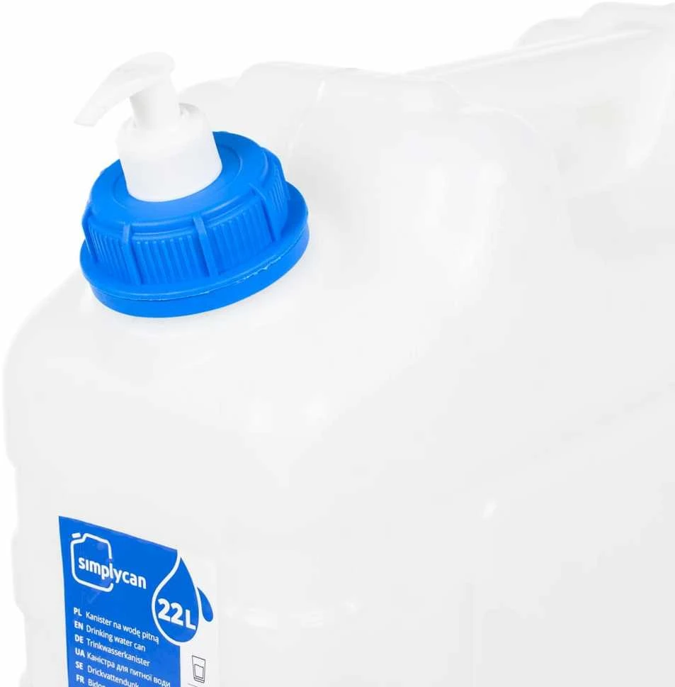 Vandens talpa su čiaupu ir muilo dozatoriumi, 20l, plastikas