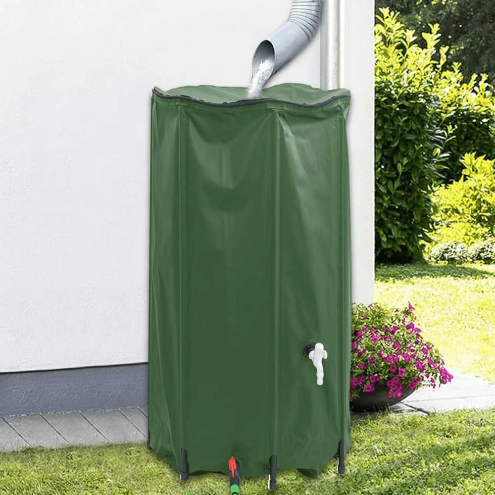 Vandens talpa su čiaupu, sulankstoma, 380l, PVC