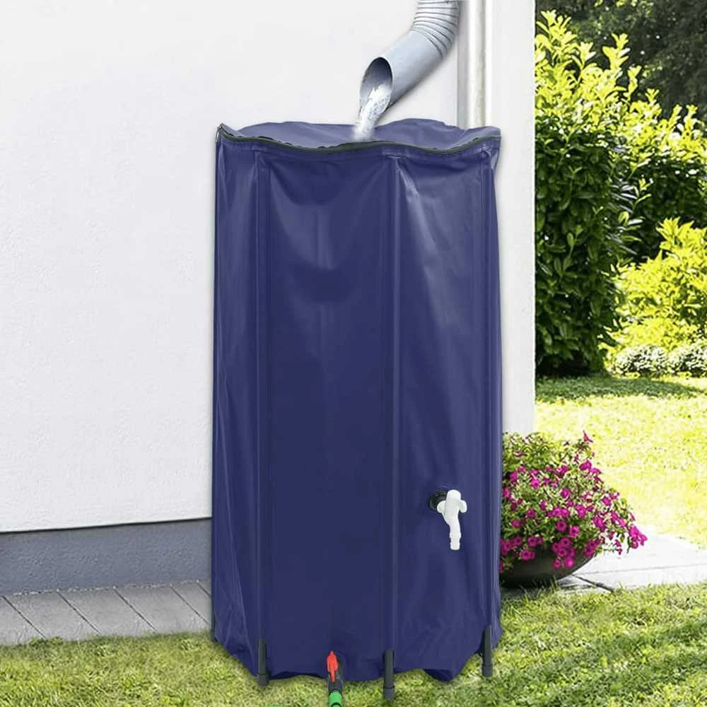 Vandens talpa su čiaupu, sulankstoma, 380l, PVC