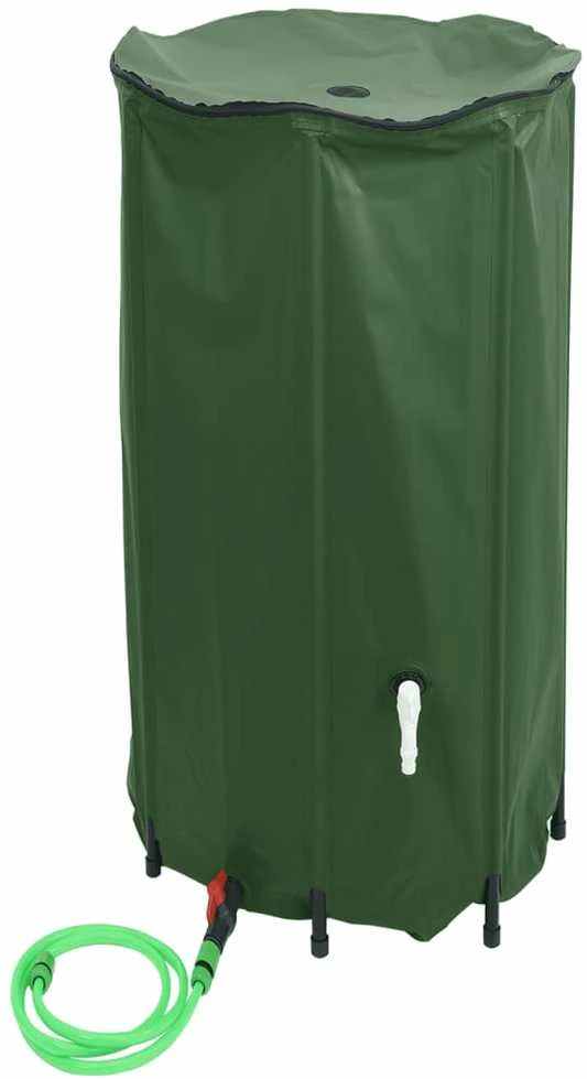 Vandens talpa su čiaupu, sulankstoma, 380l, PVC