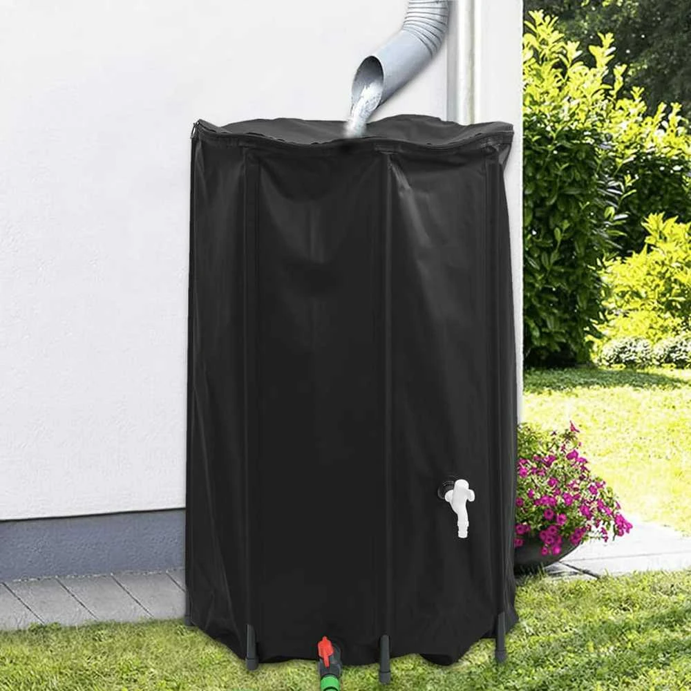 Vandens talpa su čiaupu, sulankstoma, 500l, PVC