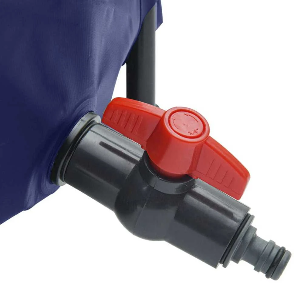 Vandens talpa su čiaupu, sulankstoma, 750l, PVC