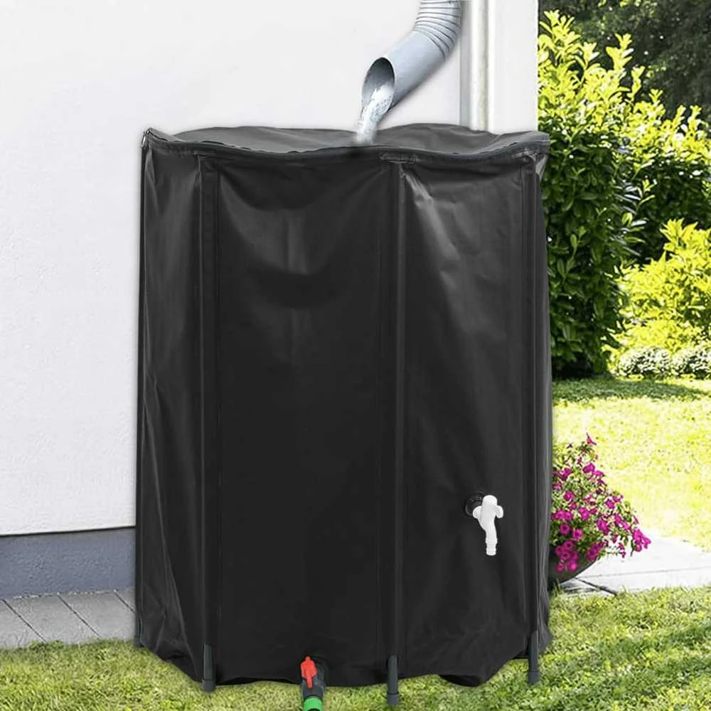 Vandens talpa su čiaupu, sulankstoma, 750l, PVC