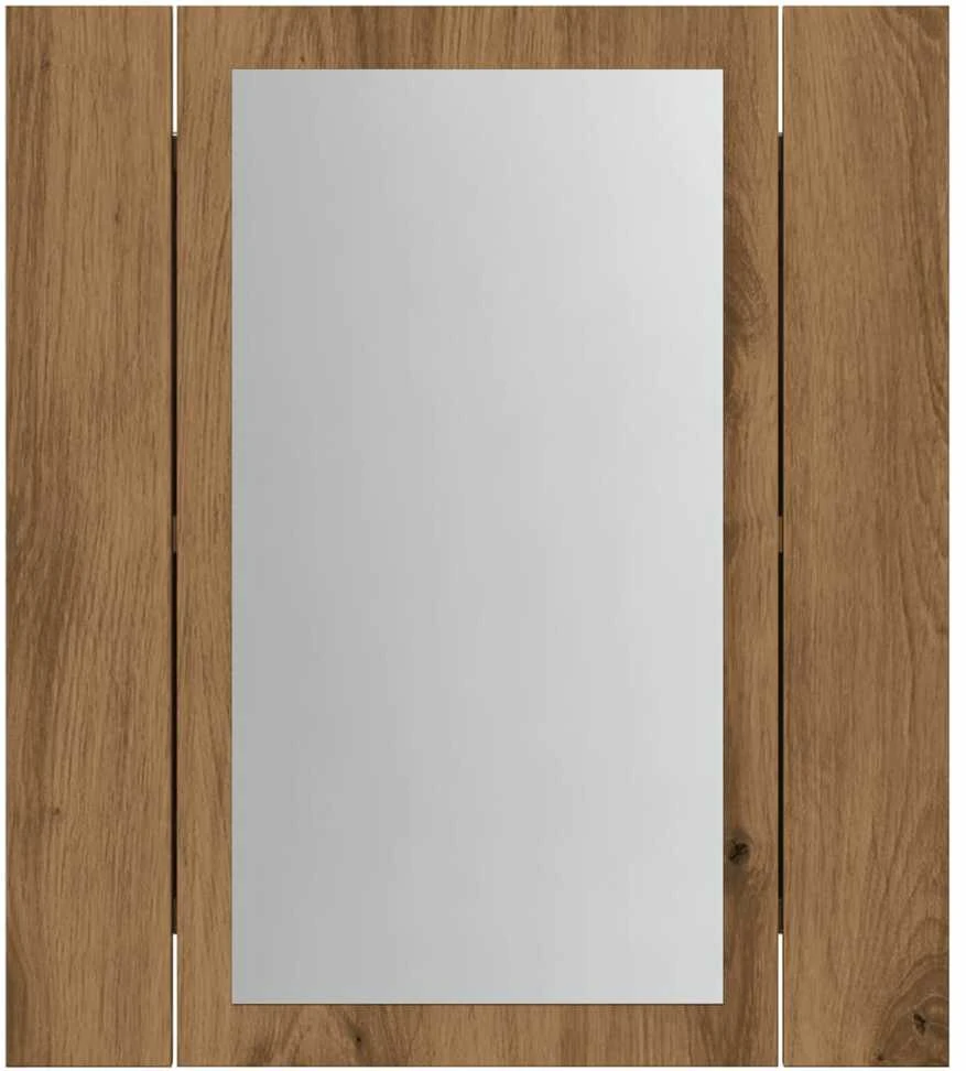 Veidrodinė LED vonios spintelė, artisano, 40x12x45cm, mediena