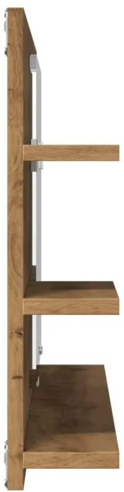 Veidrodinė vonios spintelė, artisano, 90x11x45cm, mediena