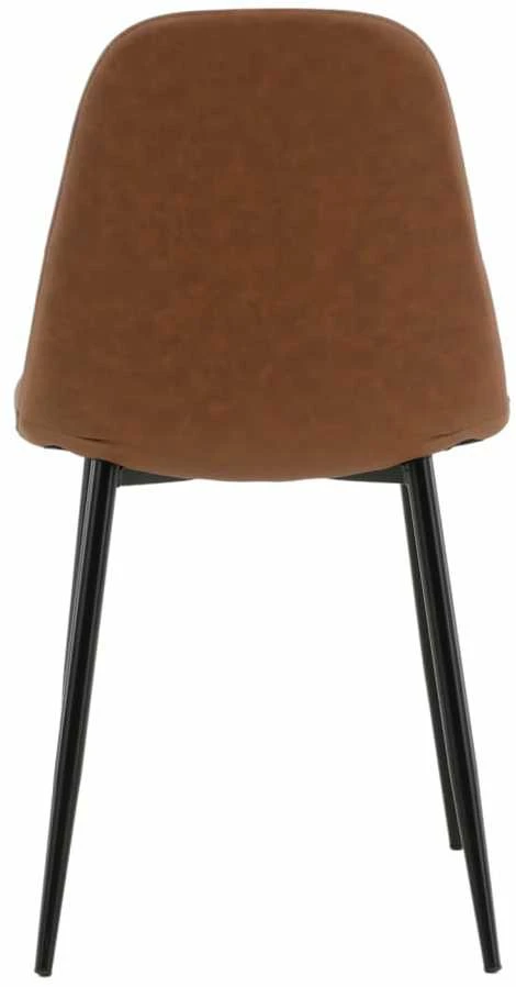Venture Design Venture Home Valgomojo kėdės Polar, 2vnt., rudos/juodos