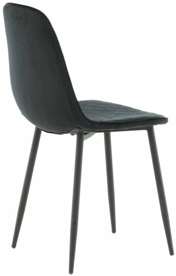 Venture Design Venture Home Valgomojo kėdės Polar, 2vnt., juodos spalvos, aksomas