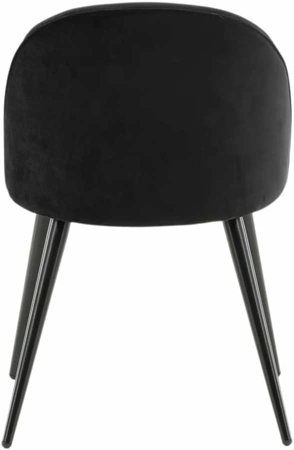 Venture Design Venture Home Valgomojo kėdės Velvet, 2vnt., juodos spalvos, aksomas