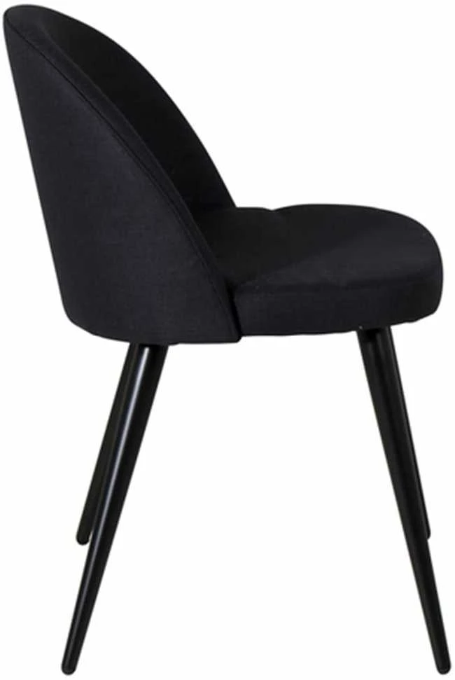 Venture Design Venture Home Valgomojo kėdės Velvet, 2vnt., juodos, poliesteris