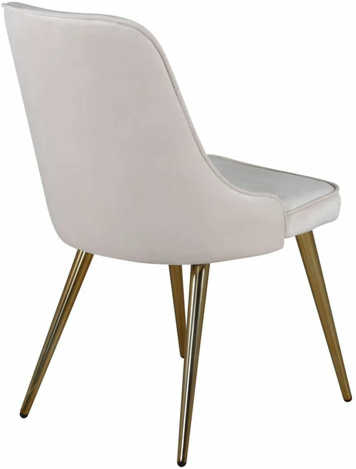 Venture Home Valgomojo kėdės Velvet Deluxe, 2vnt., smėlio, aksomas