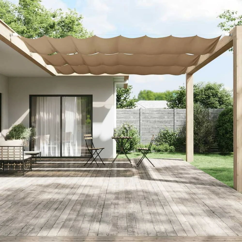 Vertikali markizė, taupe spalvos, 140x800cm, oksfordo audinys